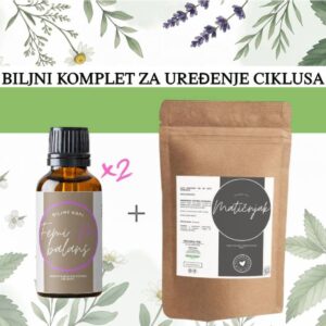 Biljni komplet za uređenje menstrualnog ciklusa "FEMI M Balans"